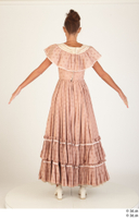 Photos Woman in Historical Dress 11 19th century Historical pink dress whole body 0005.jpg